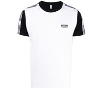 T-Shirt mit Logo-Streifen