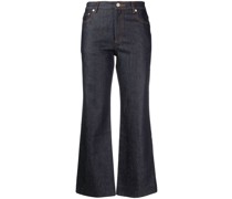 A.P.C. Halbhohe Cropped-Jeans