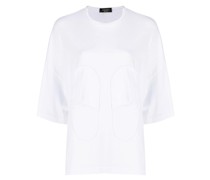 T-Shirt aus Bio-Baumwolle mit Slipperdetail