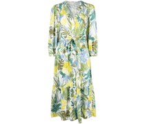Midikleid mit Blumen-Print