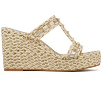 Rockstud Wedge-Sandalen 90mm