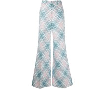 Weite Hose mit Falten