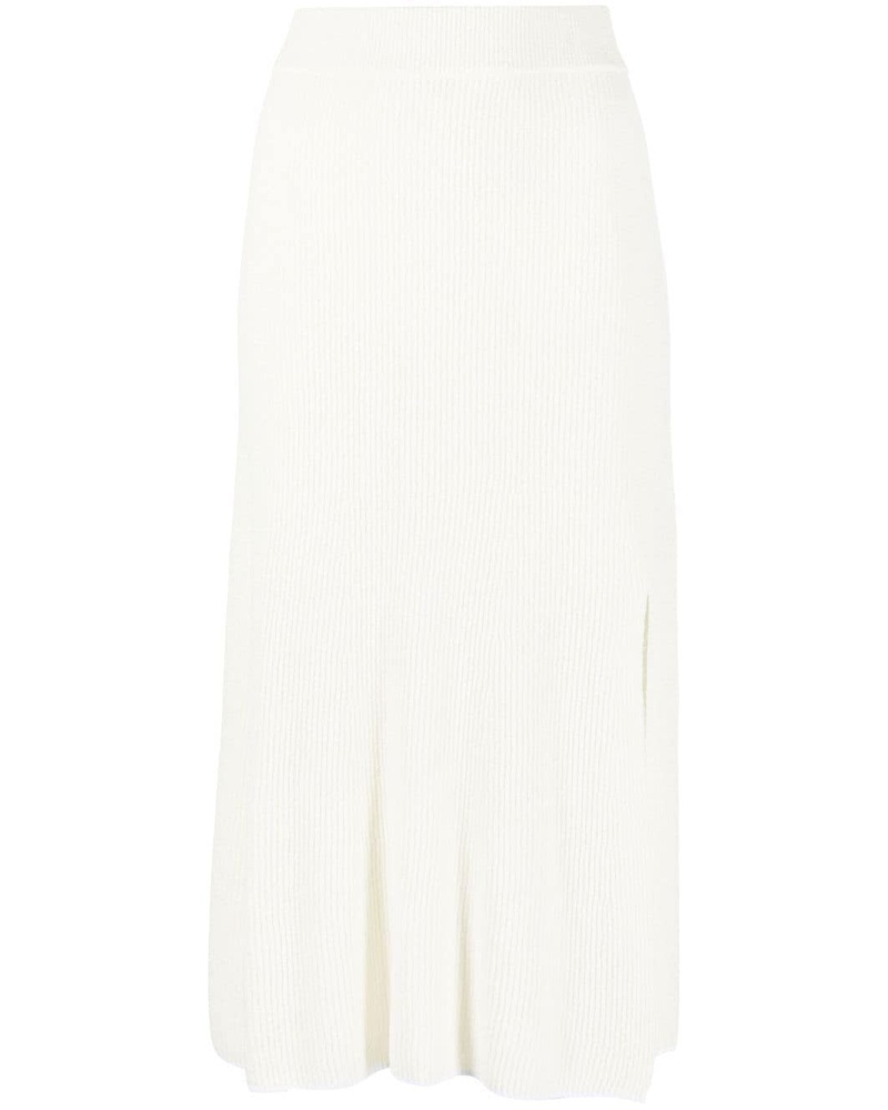 Rag & Bone Damen Gerippter Soleil Midirock