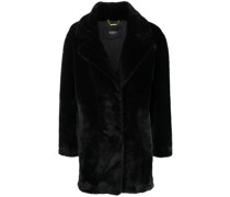 Mantel aus Faux Fur