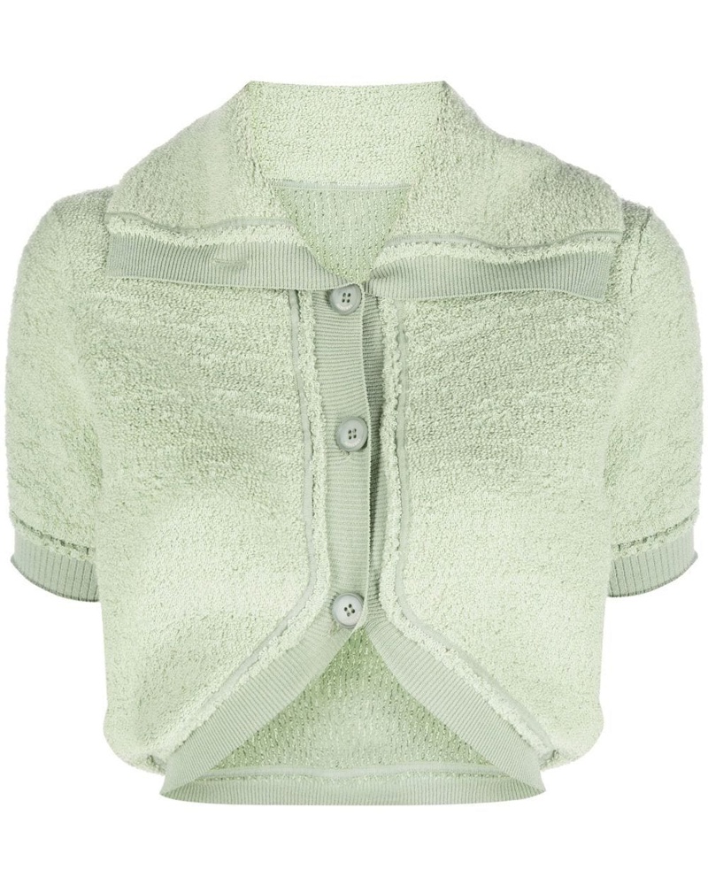 Jacquemus Damen Gestricktes Cropped-Top