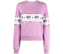 Sweatshirt mit Augen-Print