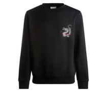 Sweatshirt mit Drachen-Print