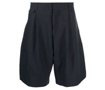 Weite Chino-Shorts aus Leinen