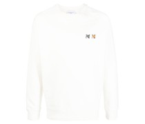 Sweatshirt mit Fuchskopf-Patches