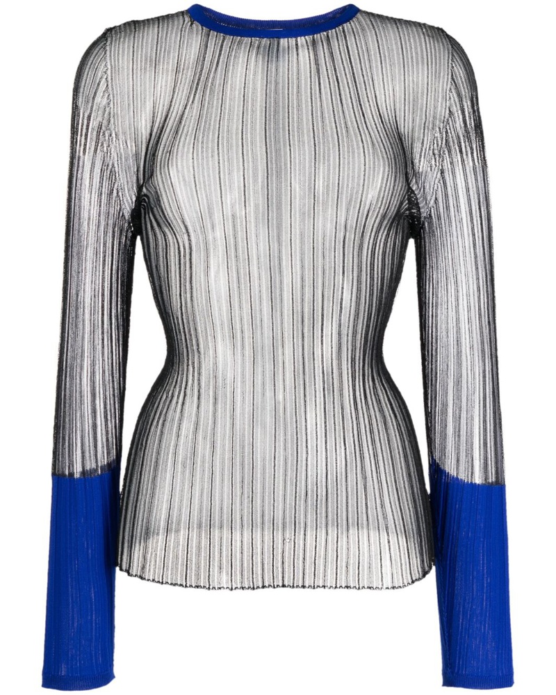 CFCL Damen Geripptes Strickoberteil