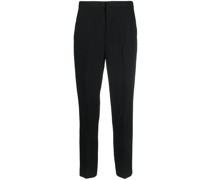 Cropped-Hose mit hohem Bund