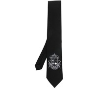 Klassische Krawatte mit Logo-Print