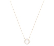 18kt Gelbgoldhalskette mit Diamanten