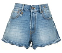 Jeans-Shorts im Distressed-Look