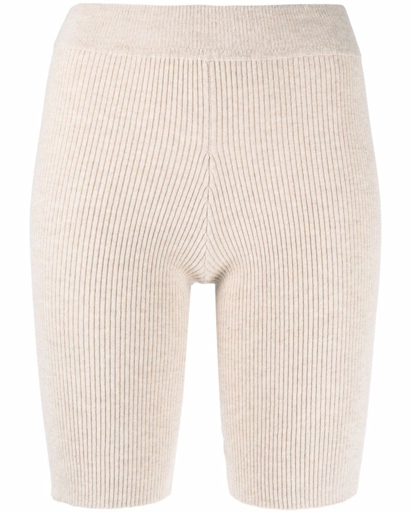 Ami Amalia Damen Gerippte Shorts