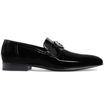 Loafer mit Logo-Schild