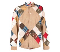 patchwork cotton shirt