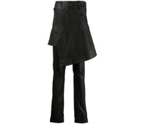 Jeans im Layering-Look