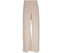 high-waist wide-leg trousers