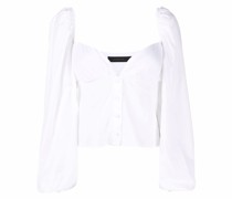 Bluse mit Puffärmeln