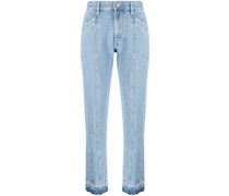 Schmale Jeans mit halbhohem Bund