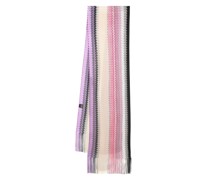 chevron-knit scarf