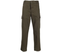 logo-patch cargo trousers