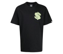 T-Shirt mit Dollar-Print