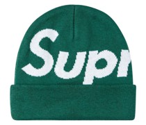 Beanie mit Oversized-Logo