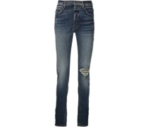 Skinny-Jeans im Distressed-Look