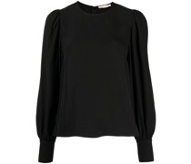 Bluse aus Seidensatin