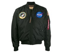 'NASA' Satin-Bomberjacke