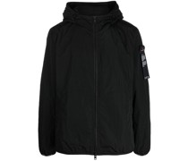 Kapuzenjacke mit Logo-Patch