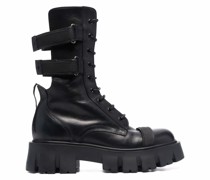 Schnürstiefel mit Cut-Outs