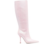 Spitze Stiefel im Glitter-Look
