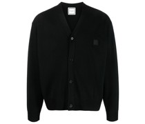 Cardigan mit Logo-Patch