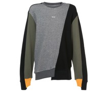 Sweatshirt in Colour-Block-Optik