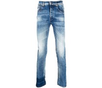 Tief sitzende Straight-Leg-Jeans