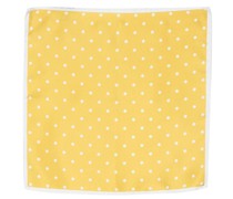 Einstecktuch aus Seide mit Polka Dots