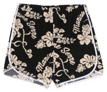 Shorts aus Jacquard-Frottee