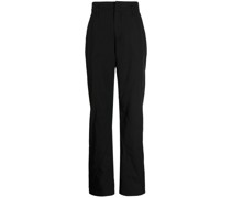 High-Waist-Hose mit Reißverschlussdetail