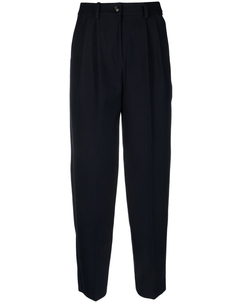Tommy Hilfiger Damen Weite Bundfaltenhose