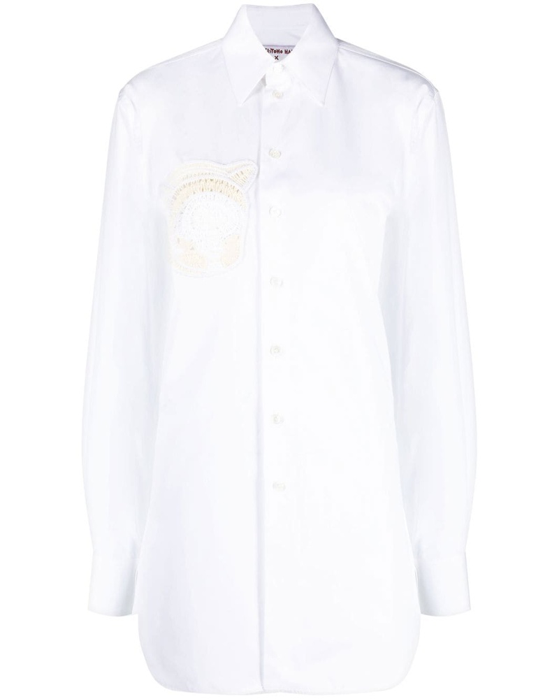 Stella McCartney Damen Gehäkeltes Hemd