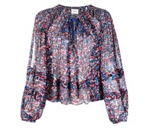 Bluse mit Blumen-Print