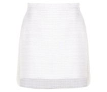 Karierter High-Waist-Rock