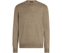 Strickpullover mit Rundhalsausschnitt