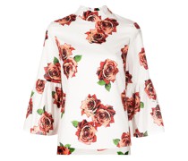 Oberteil mit Rosen-Print