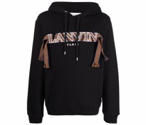 Hoodie mit Logo-Stickerei