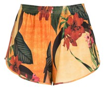 Shorts mit Blumen-Print