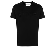 T-Shirt mit Logo-Stickerei